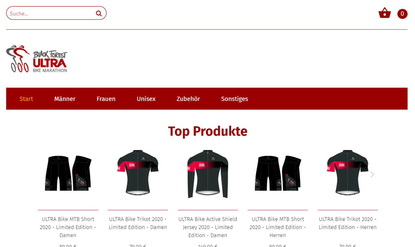 Neu: Onlineshop